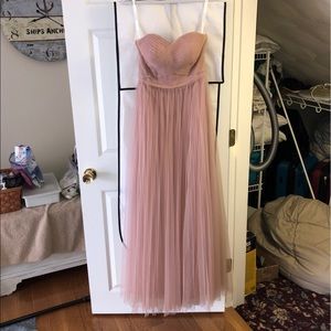 Azazie dusty rose bridesmaid dress size 4